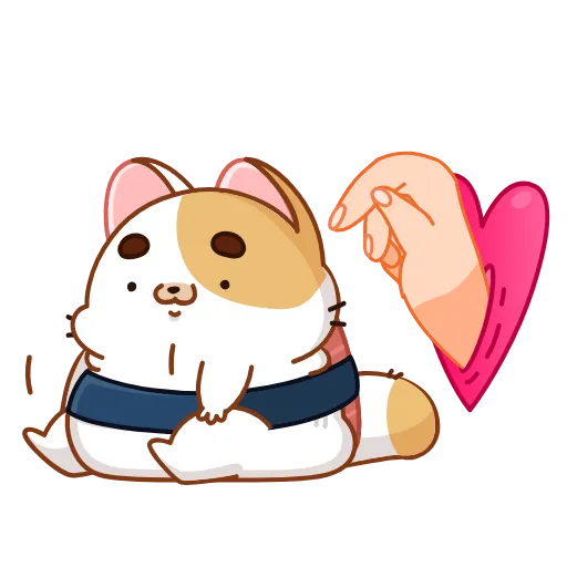 😍 Стикер «Sushi Cat» для Telegram