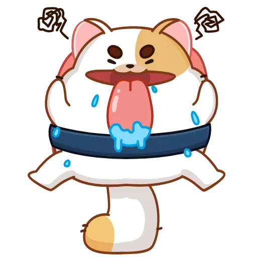 🤪 Стикер «Sushi Cat» для Telegram