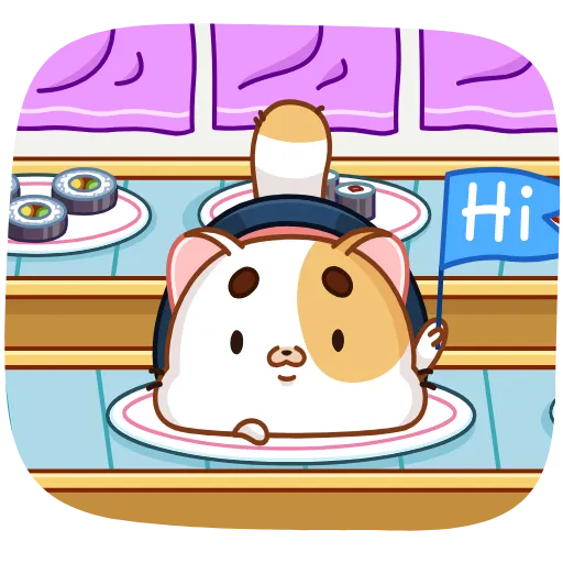 👋 Эмодзи «Суши кот» для Telegram