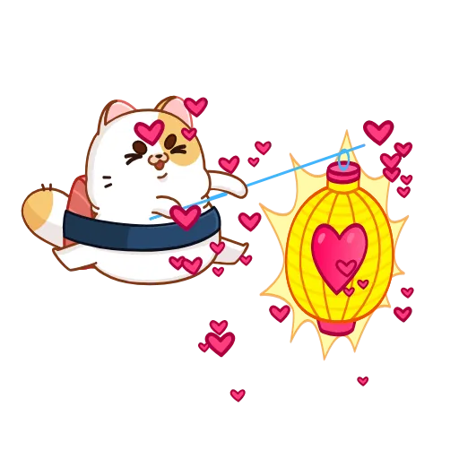 😘 Эмодзи «Суши кот» для Telegram
