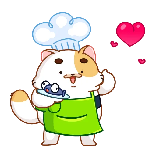 😘 Эмодзи «Суши кот» для Telegram