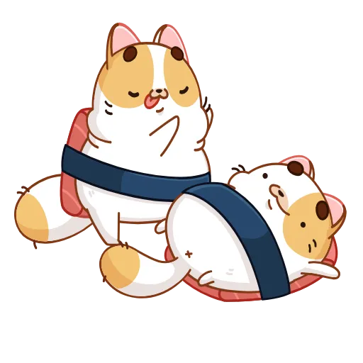 💆 Эмодзи «Суши кот» для Telegram