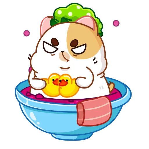 🧖‍♂ Эмодзи «Суши кот» для Telegram