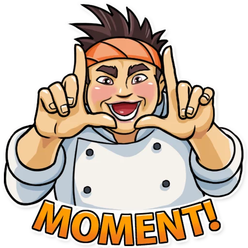 ☝ Стикер «Sushi Chef» для Telegram