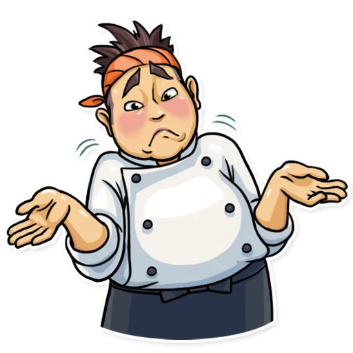 🤷 Стикер «Sushi Chef» для Telegram