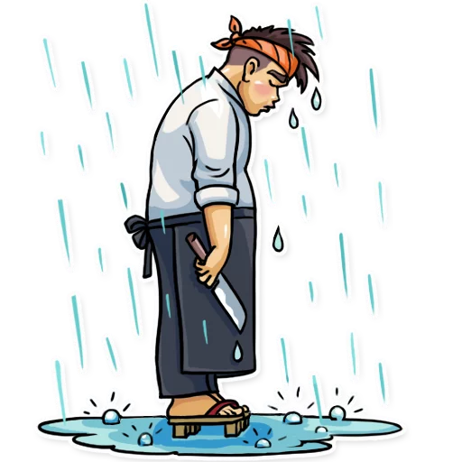 😢 Стикер «Sushi Chef» для Telegram