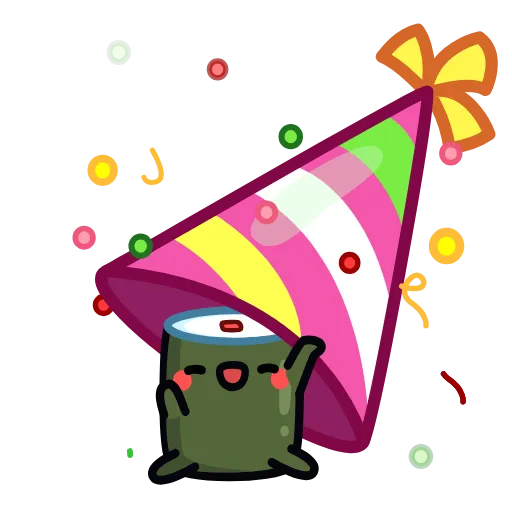 🥳 Эмодзи «Sushi» для Telegram