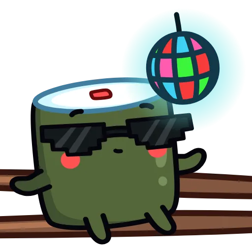 😎 Эмодзи «Sushi» для Telegram