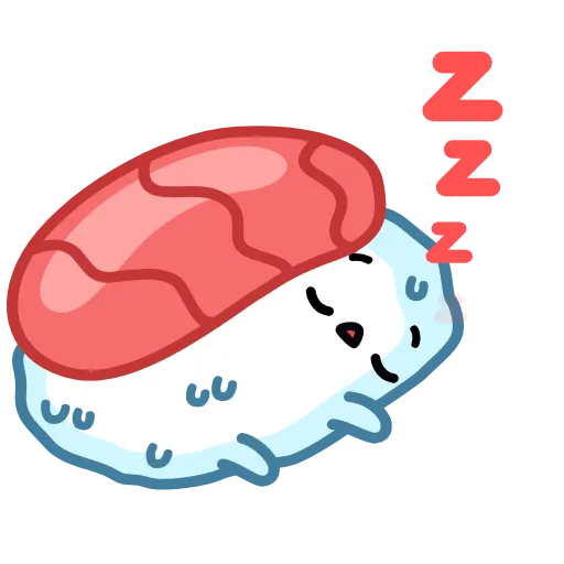 😴 Эмодзи «Sushi» для Telegram