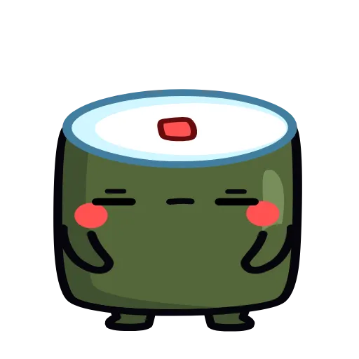 Стикерпак Sushi для Telegram