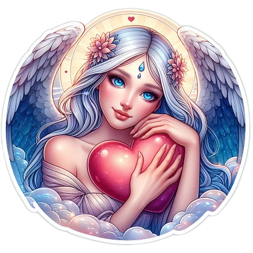 🥰 Стикер «Flowers fairies bunnies» для Telegram