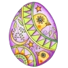 🤩 Эмодзи «──☆*・ﾟСветлой Пасхи!──☆*・ﾟ от—» для Telegram
