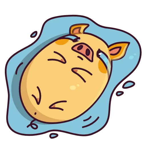 😭 Эмодзи «Pigcent» для Telegram