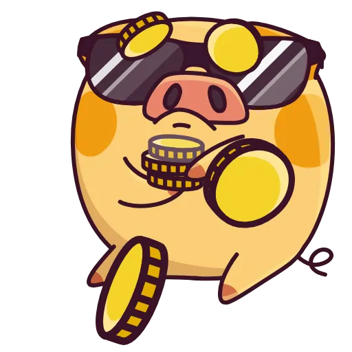😎 Эмодзи «Pigcent» для Telegram