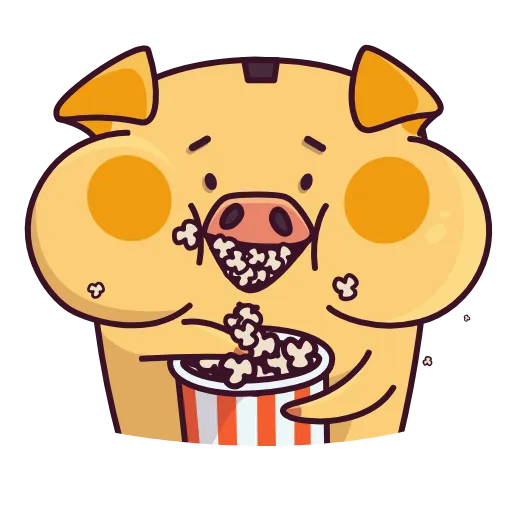 🍿 Эмодзи «Pigcent» для Telegram