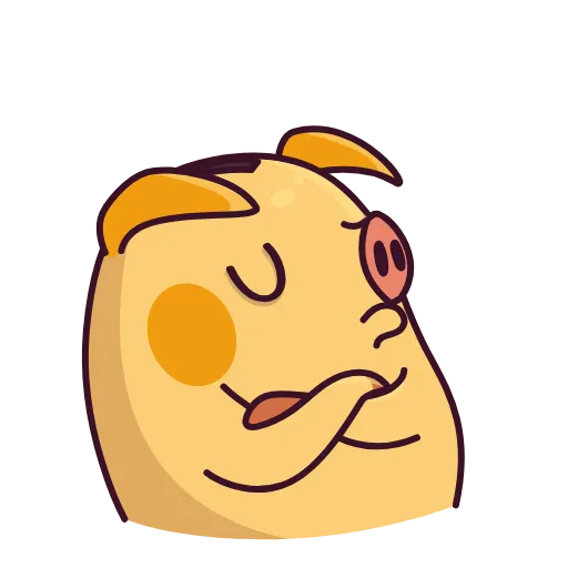😝 Эмодзи «Pigcent» для Telegram