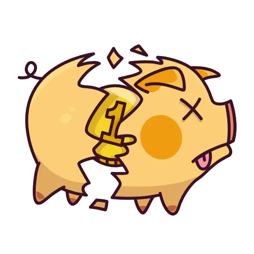 😵 Эмодзи «Pigcent» для Telegram