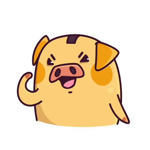 👊 Эмодзи «Pigcent» для Telegram