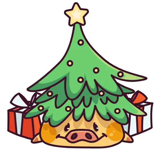 🎄 Эмодзи «Pigcent» для Telegram