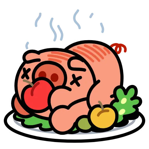 🐷 Эмодзи «Анимированный набор эмоджи со Свинтусом» для Telegram