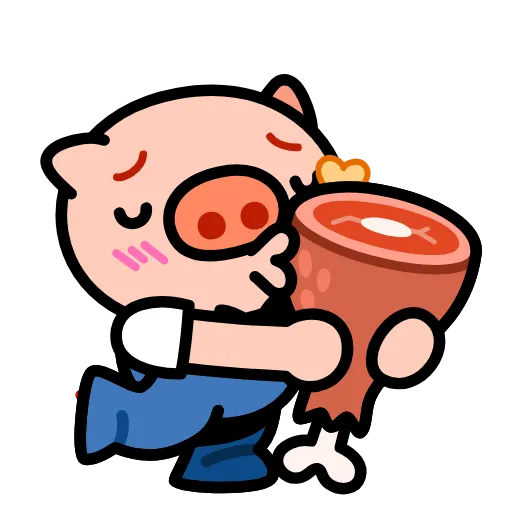 🐷 Эмодзи «Анимированный набор эмоджи со Свинтусом» для Telegram
