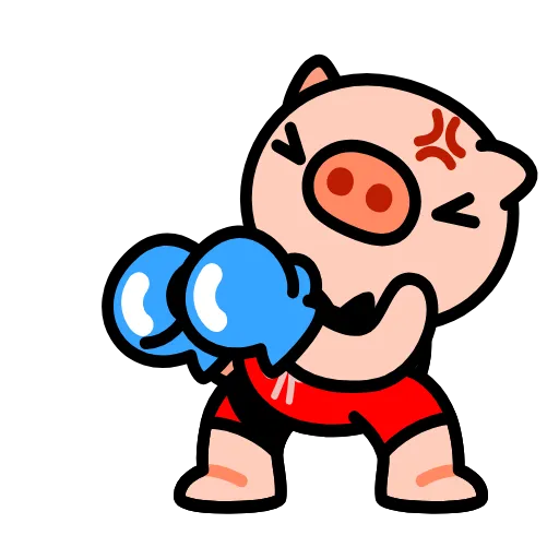 🐷 Эмодзи «Анимированный набор эмоджи со Свинтусом» для Telegram