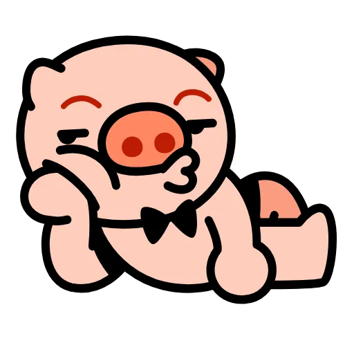 🐷 Эмодзи «Анимированный набор эмоджи со Свинтусом» для Telegram