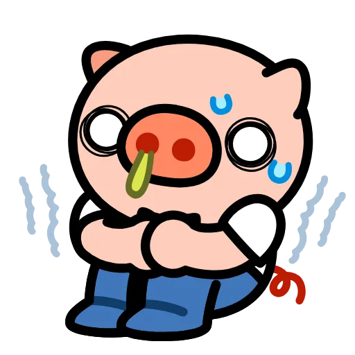 🐷 Стикер «Анимированный набор эмоджи со Свинтусом» для Telegram