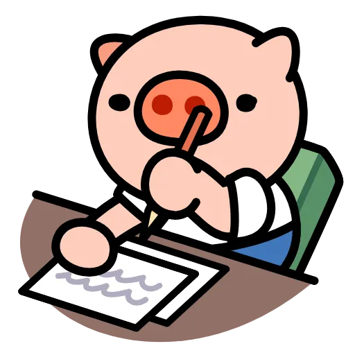 🐷 Стикер «Анимированный набор эмоджи со Свинтусом» для Telegram