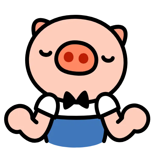 🐷 Стикер «Анимированный набор эмоджи со Свинтусом» для Telegram