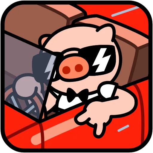 🐷 Стикер «Анимированный набор эмоджи со Свинтусом» для Telegram