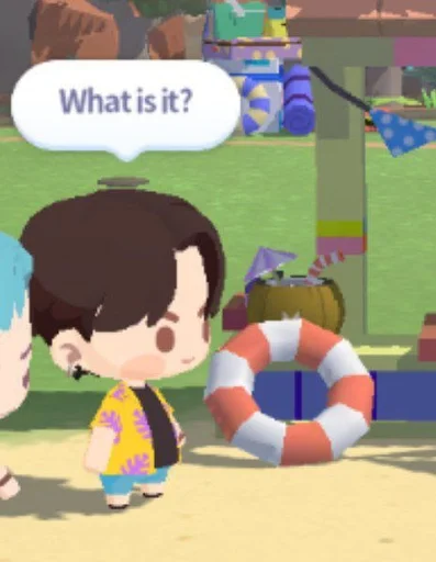 🧐 Стикер «BTS Island» для Telegram