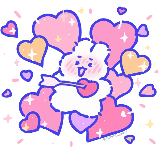 🤩 Эмодзи «Sweetie minimong» для Telegram