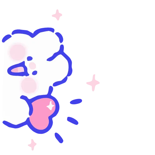 🤩 Эмодзи «Sweetie minimong» для Telegram