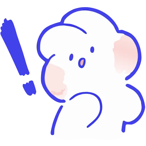 🤩 Стикер «Sweetie minimong» для Telegram