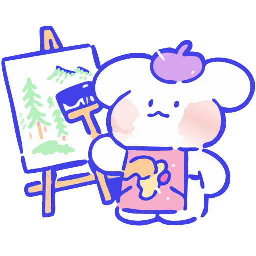 🤩 Стикер «Sweetie minimong» для Telegram