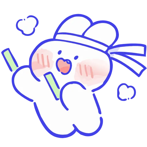 🤩 Стикер «Sweetie minimong» для Telegram