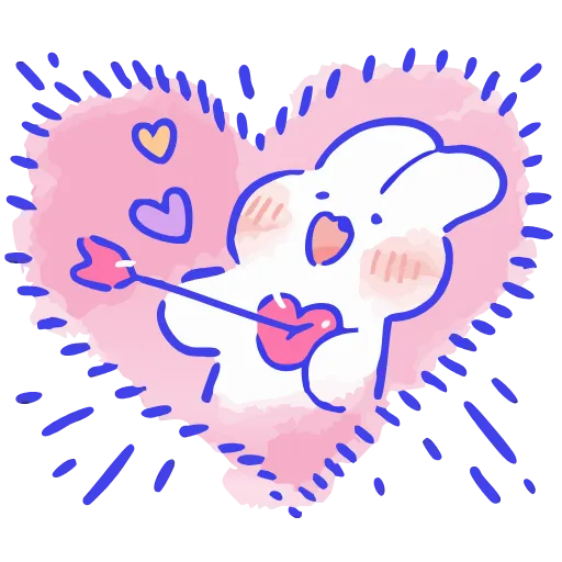 🤩 Стикер «Sweetie minimong» для Telegram