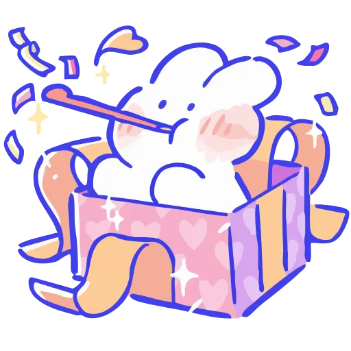 🤩 Стикер «Sweetie minimong» для Telegram