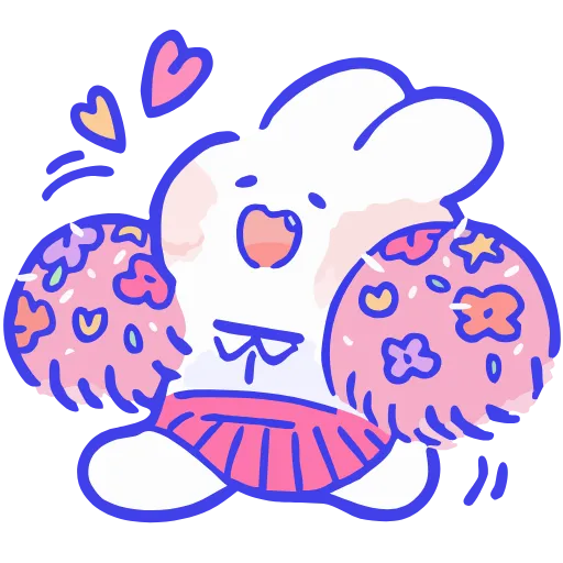 🤩 Стикер «Sweetie minimong» для Telegram