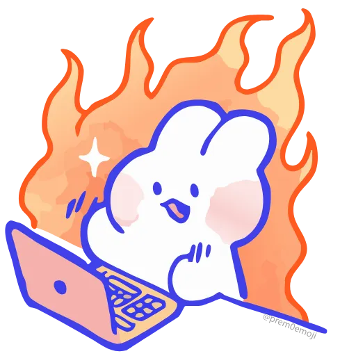 🤩 Стикер «Sweetie minimong» для Telegram