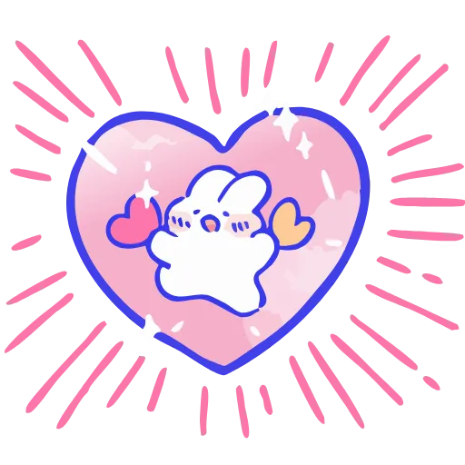 🤩 Стикер «Sweetie minimong» для Telegram