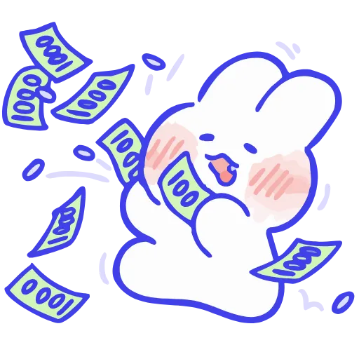 🤩 Стикер «Sweetie minimong» для Telegram