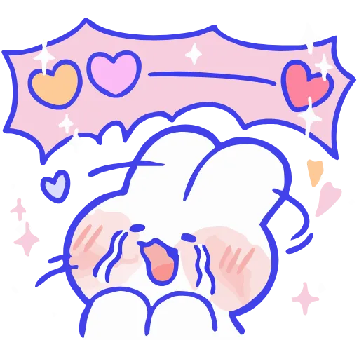 🤩 Стикер «Sweetie minimong» для Telegram