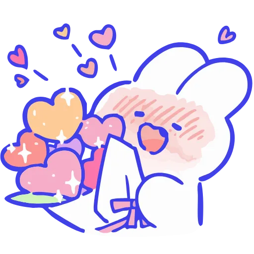 🤩 Стикер «Sweetie minimong» для Telegram
