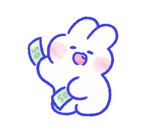 🤩 Стикер «Sweetie minimong» для Telegram