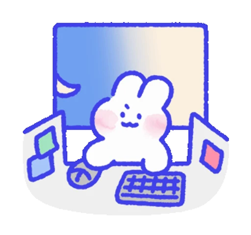 🤩 Стикер «Sweetie minimong» для Telegram