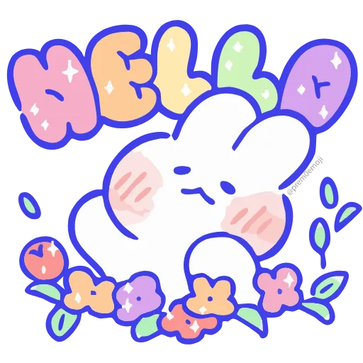 Стикерпак Sweetie minimong 2 часть для Telegram