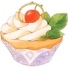 🧁 Эмодзи «❤ Набор эмоджи со сладостями» для Telegram