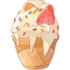 🍦 Эмодзи «❤ Набор эмоджи со сладостями» для Telegram
